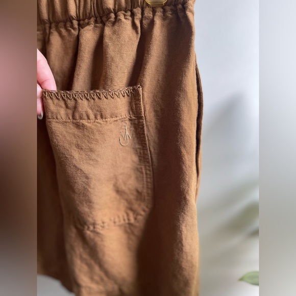 JW ANDERSON x UNIQLO Linen-blend Tuck Shorts - Picture 3 of 6